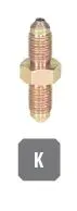 73-820 - Fitting, union, AN3 male/male Cilindro de Freno